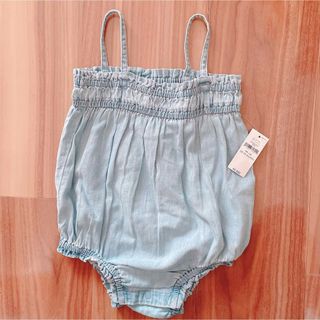 ベビーギャップ(babyGAP)の新品！ベビーギャップ　キャミロンパース　90(ロンパース)