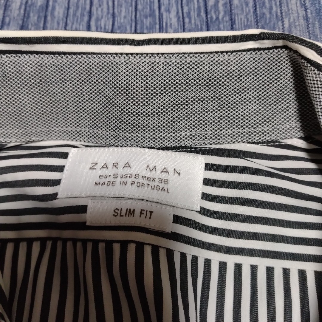 ZARA(ザラ)のZARA ロンドンストライプ L/Sシャツ スリムフィット S メンズのトップス(シャツ)の商品写真