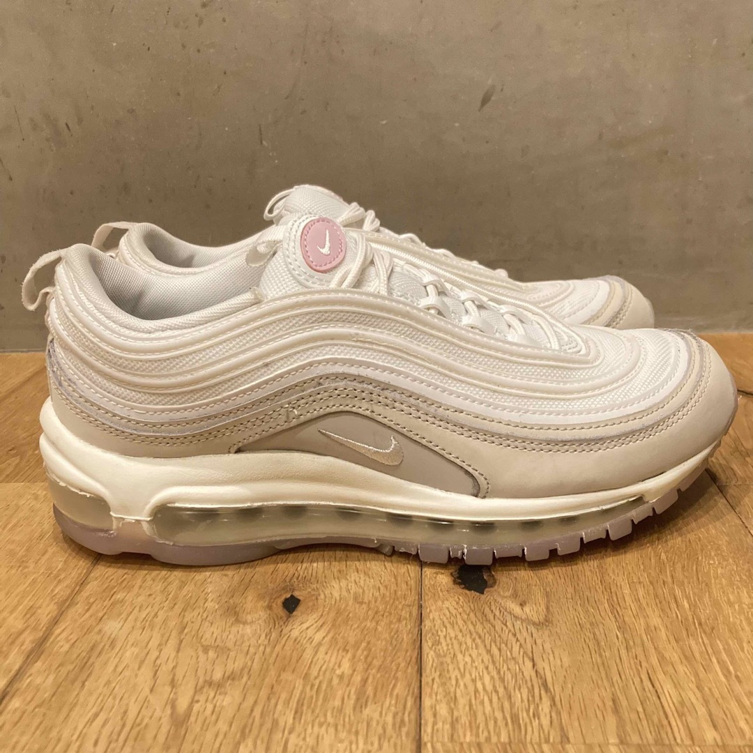 NIKE(ナイキ)のNIKE ナイキ AIR MAX 97 ホワイトピンク 25cm レディースの靴/シューズ(スニーカー)の商品写真