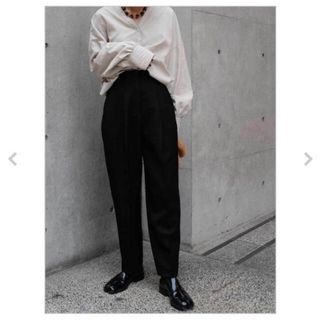 Drawer - ブルレア bluelea Suspenders wide pants ブラックの通販｜ラクマ