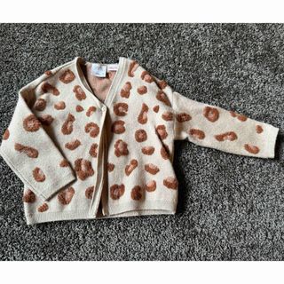 ザラキッズ(ZARA KIDS)のZARAKIDS ヒョウ柄 カーディガン(カーディガン/ボレロ)