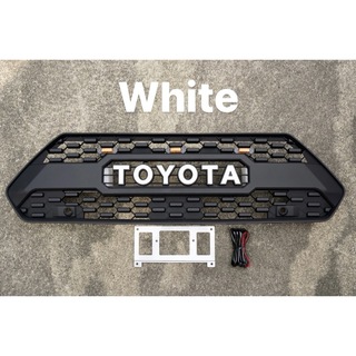 新品 フルセット RAV4 アドベンチャー 50系 タコマ風グリル ホワイト(車種別パーツ)