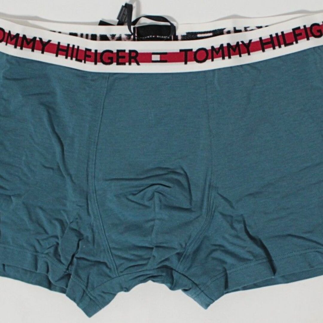 TOMMY HILFIGER(トミーヒルフィガー)の新品 トミーヒルフィガー レーヨン混 ウエストバンドロゴ ボクサートランクス M メンズのアンダーウェア(ボクサーパンツ)の商品写真