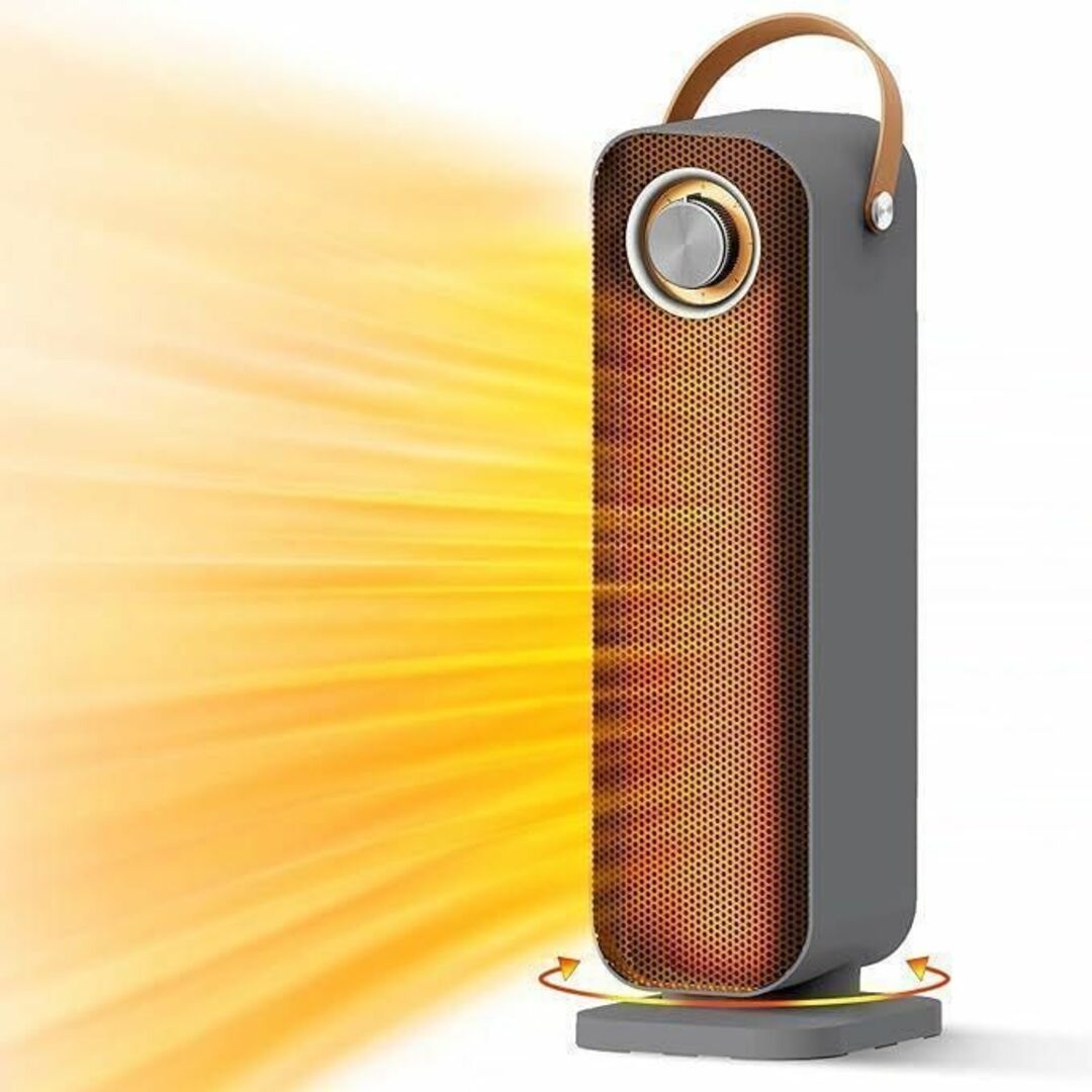 ✨セラミックヒーター 電気ファンヒーター 2秒速暖 1200Ｗ✨ 左右自動首振り スマホ/家電/カメラの冷暖房/空調(ファンヒーター)の商品写真