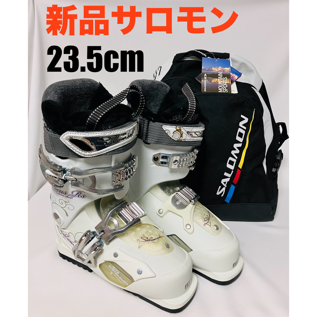 SALOMON(サロモン)の【新品】Salomon サロモンFocus スキーブーツ 23.5cm  ケース スポーツ/アウトドアのスキー(ブーツ)の商品写真