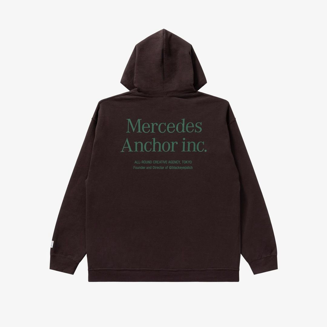 1LDK SELECT(ワンエルディーケーセレクト)のMercedes Anchor Inc. B&B Hoodie Lサイズ メンズのトップス(パーカー)の商品写真