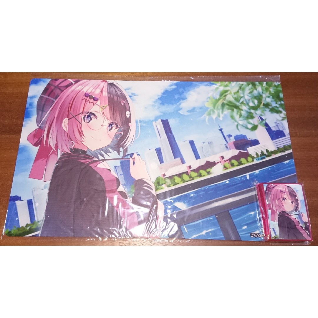 【ぶいすぽっ!】 橘ひなの スリーブ プレイマット セット エンタメ/ホビーのトレーディングカード(カードサプライ/アクセサリ)の商品写真