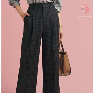 グローバルワーク(GLOBAL WORK)の新品　GLOBAL WORK　ウツクシルエットワイド(カジュアルパンツ)