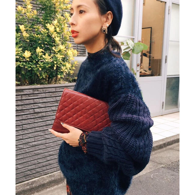 Ameri VINTAGE(アメリヴィンテージ)のCABLE ARM KNIT ameri レディースのトップス(ニット/セーター)の商品写真