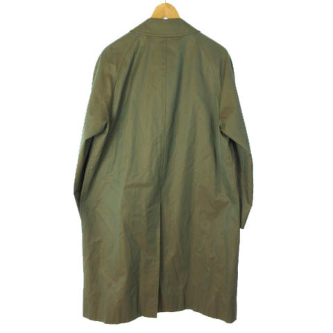 バーバリーズ ステンカラーコート ロングコート スプリングコート 玉虫 カーキ メンズのジャケット/アウター(ステンカラーコート)の商品写真