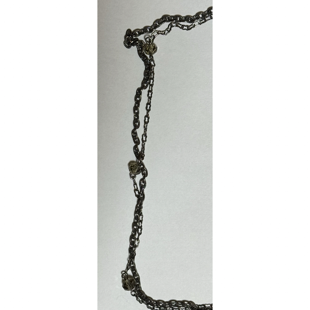 ネックレス　ストーン付き　最長95cm レディースのアクセサリー(ネックレス)の商品写真