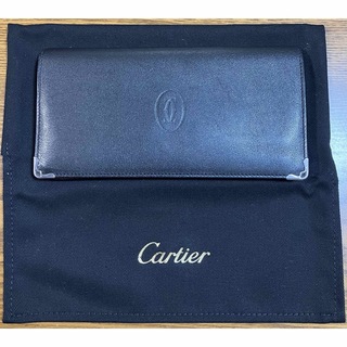 カルティエ(Cartier)のマスト ドゥ カルティエ ラウンドジップインターナショナル ウォレット(長財布)