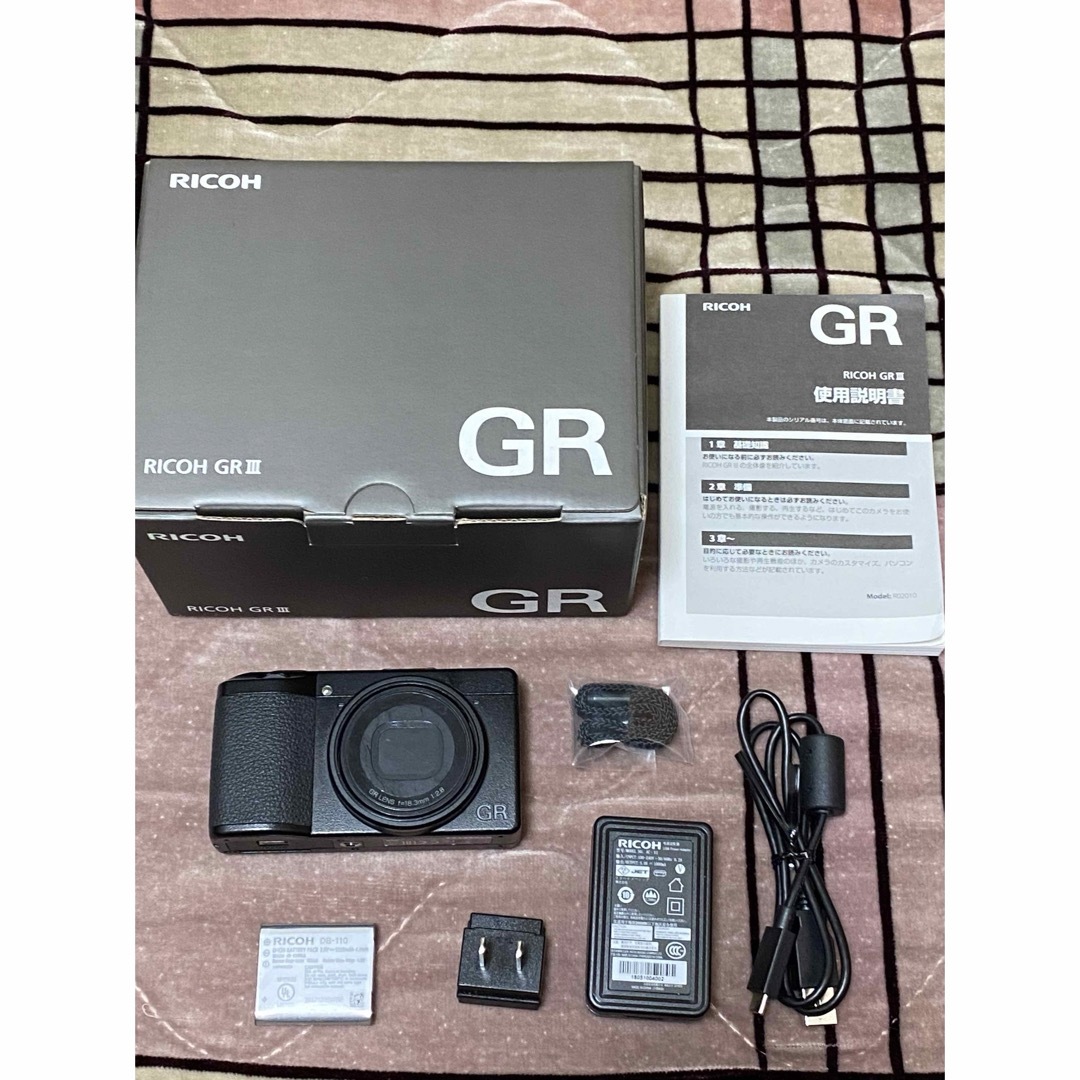 RICOH GR III GR3 元箱付  新品バッテリー