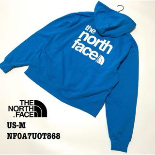 ザノースフェイス(THE NORTH FACE)の【新品】US-M ノースフェイス パーカー フード切替 バックプリント 訳あり(パーカー)