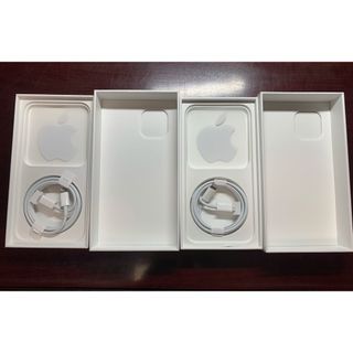 アップル(Apple)のiPhone12 空箱 ×2 ケーブル付き(バッテリー/充電器)