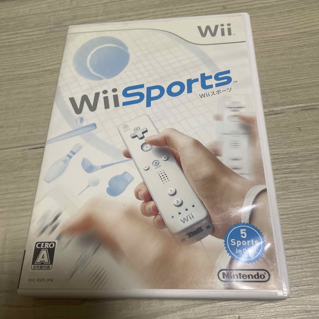Wii(ウィー)のWiiスポーツ　スポーツ　wii エンタメ/ホビーのゲームソフト/ゲーム機本体(家庭用ゲームソフト)の商品写真