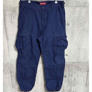 シュプリーム(Supreme)のsupreme cargo pant 32 ネイビー カーゴパンツ(ワークパンツ/カーゴパンツ)