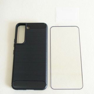 3点セット Galaxy S22 ケース+ブルーライトカットガラス+カメラガラス(Androidケース)