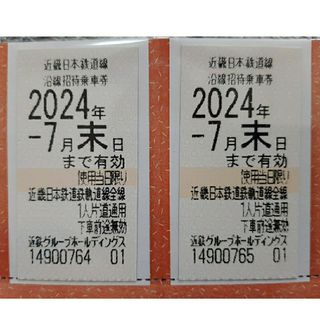 キンテツヒャッカテン(近鉄百貨店)の近鉄グループ 株主優待 近畿日本鉄道線沿線招待乗車券2枚(その他)