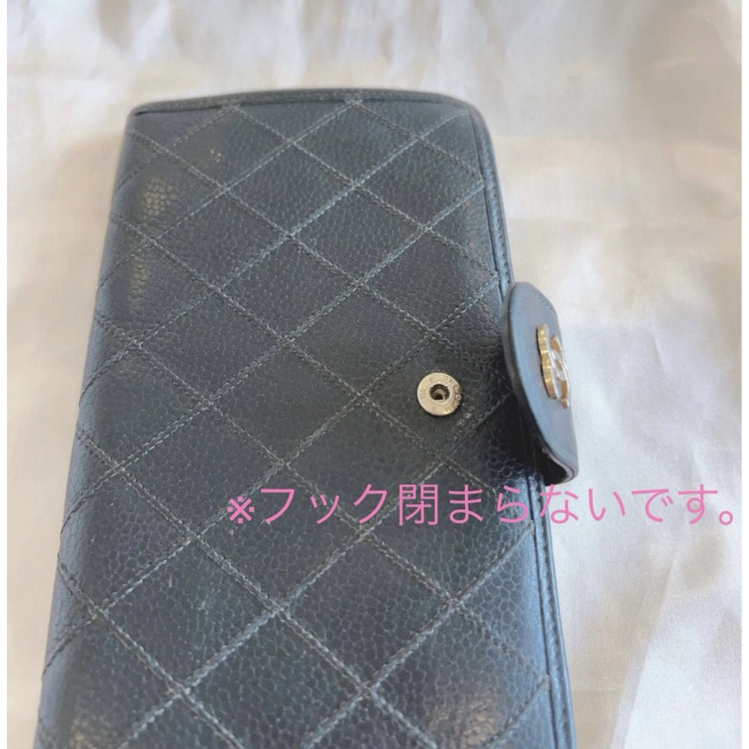 CHANEL(シャネル)のシャネル 二つ折り長財布 がま口 ビコローレ ブラック レディースのファッション小物(財布)の商品写真