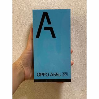 オッポ(OPPO)の【新品・未開封】OPPO A55s  /  OPPO CPH2309 ブラック(スマートフォン本体)