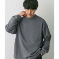 【GRAY】【L】ミジンボーダーロングスリーブTシャツ