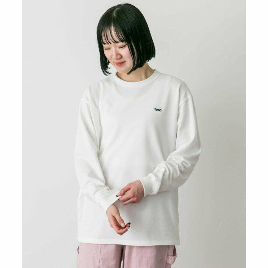 URBAN RESEARCH DOORS(アーバンリサーチドアーズ)の【WHITE】『別注』PENNEYS*DOORS THE FOX 鹿の子 ロングスリーブTシャツ メンズのトップス(Tシャツ/カットソー(半袖/袖なし))の商品写真