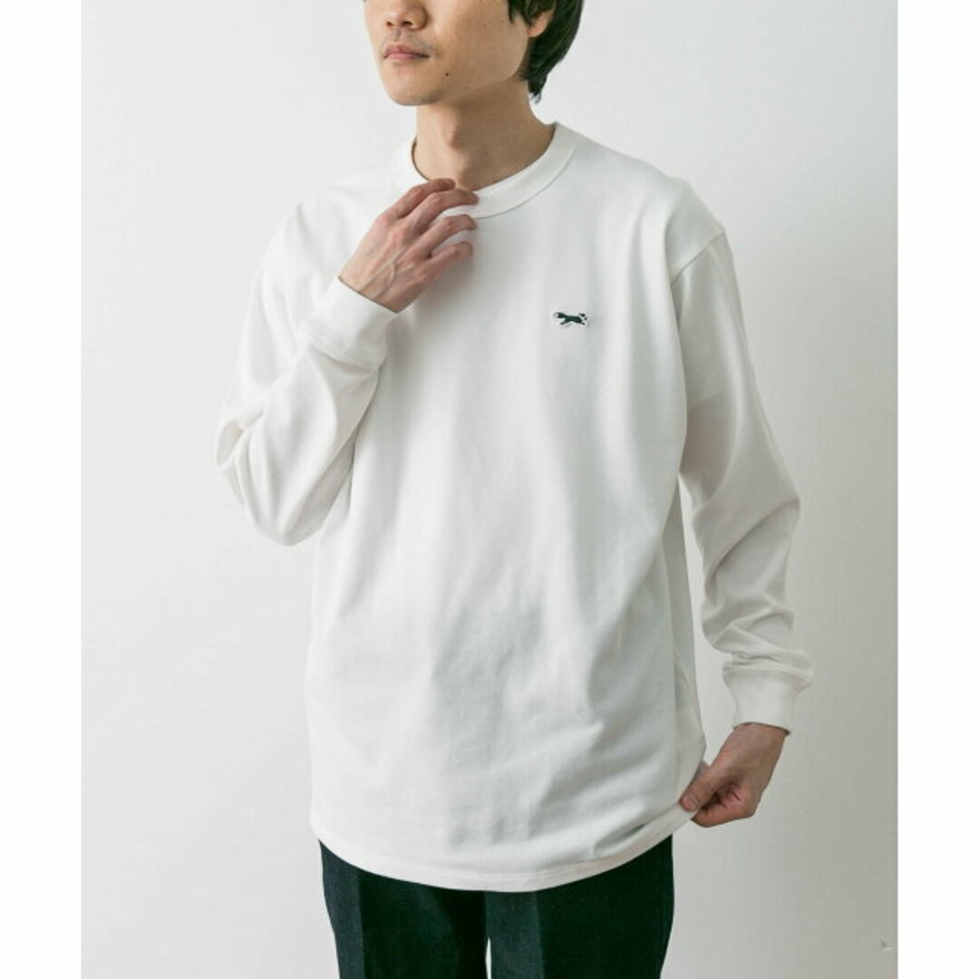 URBAN RESEARCH DOORS(アーバンリサーチドアーズ)の【WHITE】【L】『別注』PENNEYS*DOORS THE FOX 鹿の子 ロングスリーブTシャツ メンズのトップス(Tシャツ/カットソー(半袖/袖なし))の商品写真