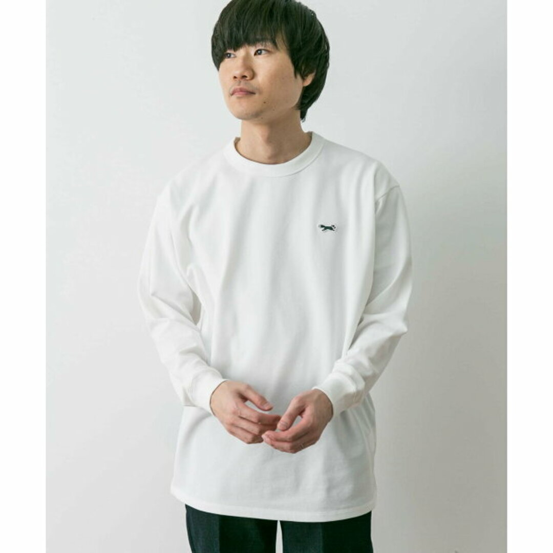 URBAN RESEARCH DOORS(アーバンリサーチドアーズ)の【WHITE】【M】『別注』PENNEYS*DOORS THE FOX 鹿の子 ロングスリーブTシャツ メンズのトップス(Tシャツ/カットソー(半袖/袖なし))の商品写真