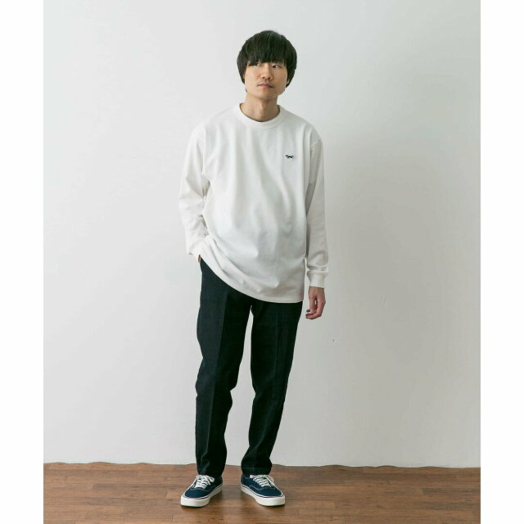 URBAN RESEARCH DOORS(アーバンリサーチドアーズ)の【WHITE】【L】『別注』PENNEYS*DOORS THE FOX 鹿の子 ロングスリーブTシャツ メンズのトップス(Tシャツ/カットソー(半袖/袖なし))の商品写真