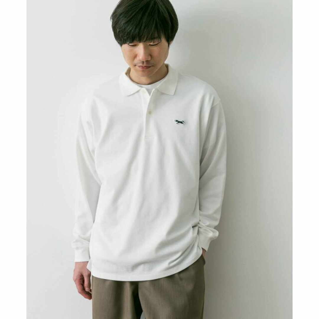 URBAN RESEARCH DOORS(アーバンリサーチドアーズ)の【WHITE】『別注』PENNEYS*DOORS THE FOX 鹿の子ロングスリーブ ポロ メンズのトップス(ポロシャツ)の商品写真