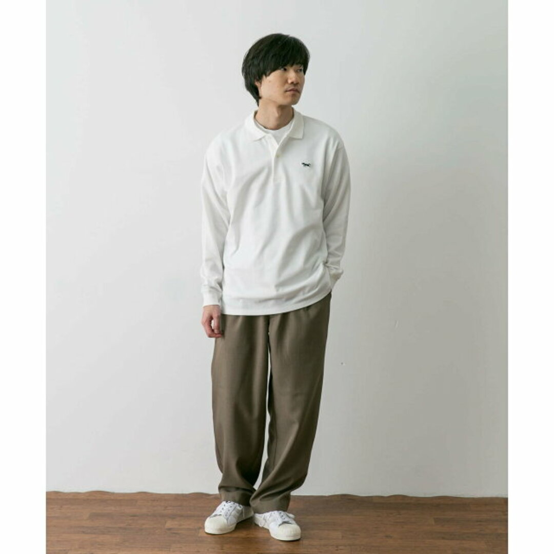 URBAN RESEARCH DOORS(アーバンリサーチドアーズ)の【WHITE】『別注』PENNEYS*DOORS THE FOX 鹿の子ロングスリーブ ポロ メンズのトップス(ポロシャツ)の商品写真