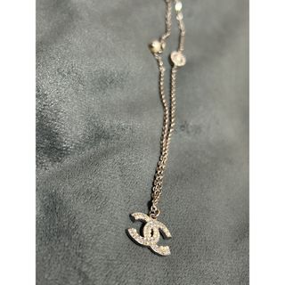 CHANEL シャネル CCマーク ネックレス マルチ石 GP 43cm約145mm厚み