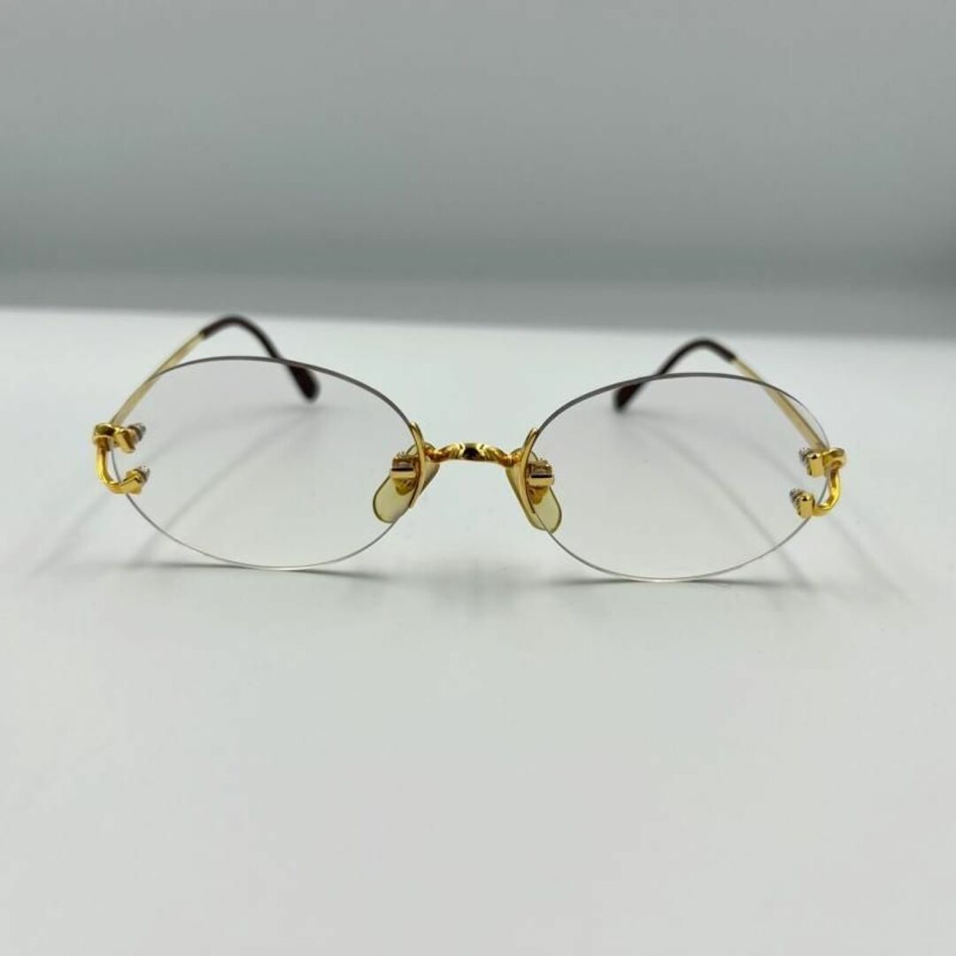 Cartier カルティエ メガネ 度入り リムレス ゴールドyuのメンズアイ Cartier カルティエ メガネ 度入り リムレス ゴールドyuのメンズアイ