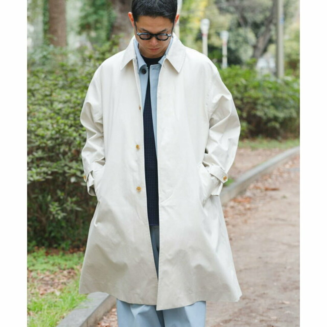 URBAN RESEARCH(アーバンリサーチ)の【ECRU】【M】『撥水』VENTILE BAL COLLAR COAT メンズのジャケット/アウター(ステンカラーコート)の商品写真