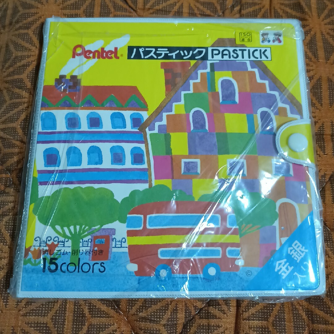 ぺんてる(ペンテル)のぺんてる パスティック 15色 インテリア/住まい/日用品の文房具(ペン/マーカー)の商品写真