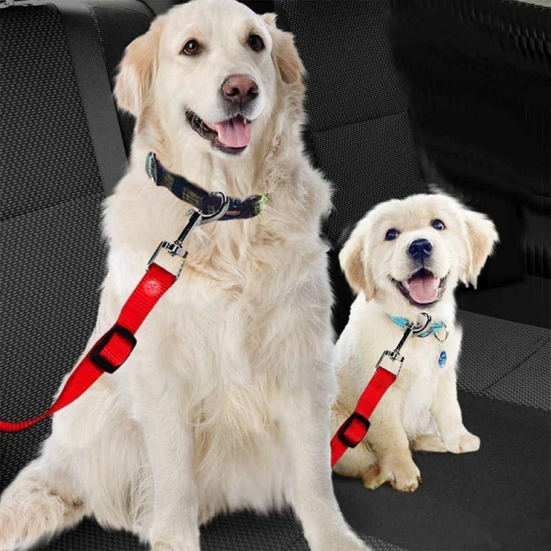 ピンク ペット用品  車 リード ペット用 シートベルト　　犬猫用　調整可能 その他のペット用品(猫)の商品写真