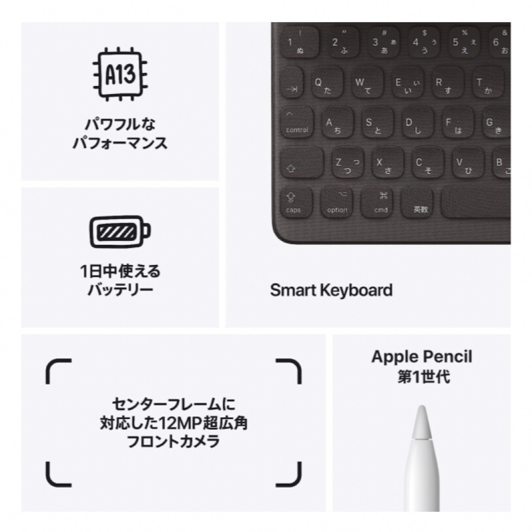 Apple(アップル)の2021 Apple 10.2インチiPad (Wi-Fi, 64GB)  スマホ/家電/カメラのPC/タブレット(タブレット)の商品写真