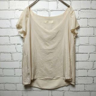 アーバンリサーチ(URBAN RESEARCH)の【URBAN RESEARCH】トップス (F) ベージュ エレガント 日本製(Tシャツ(半袖/袖なし))