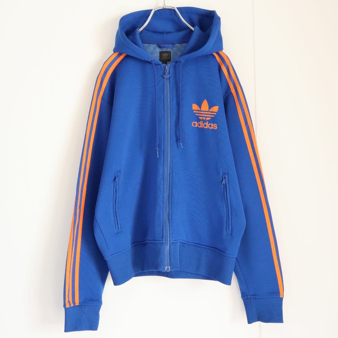 (vintage)00s adidas zip-up Parker