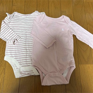 ベビーギャップ(babyGAP)のbaby GAP ロンパース 3-6month 長袖ロンパース ほぼ未使用(Tシャツ/カットソー)