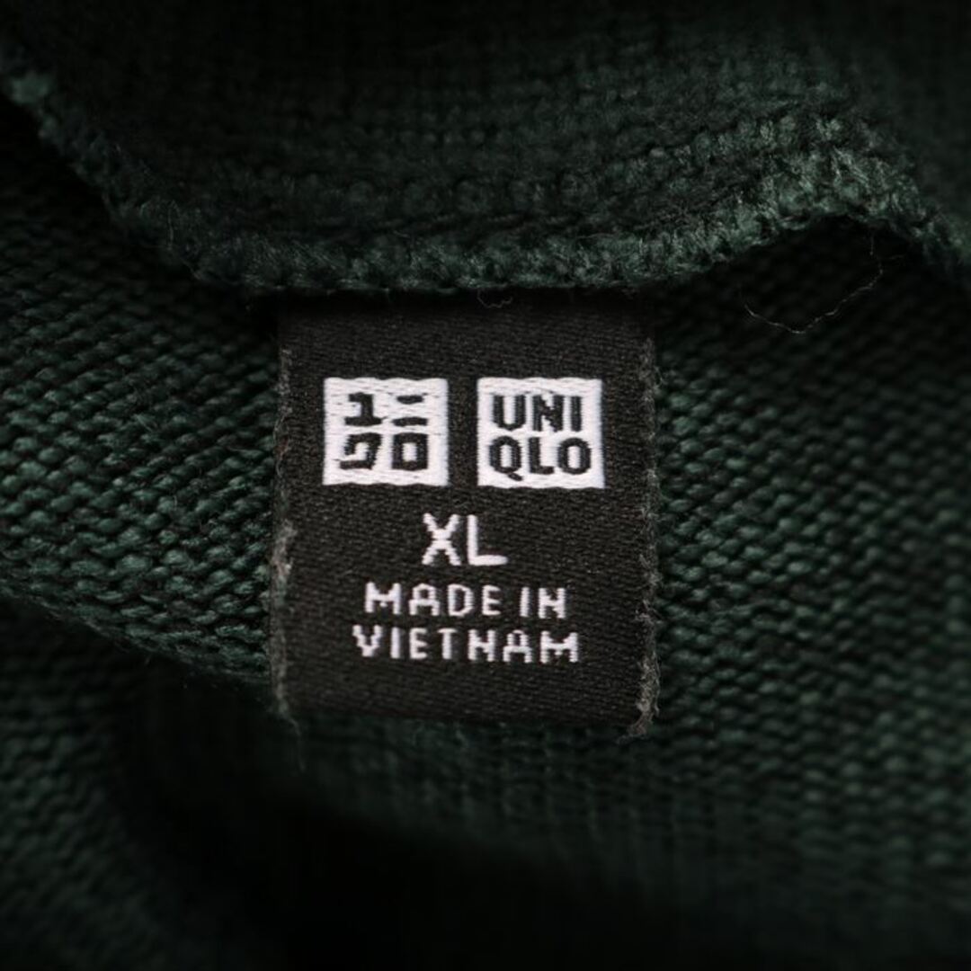 UNIQLO(ユニクロ)のユニクロ カットソー モックネックT 大きいサイズ レディース XLサイズ グリーン UNIQLO レディースのトップス(カットソー(長袖/七分))の商品写真