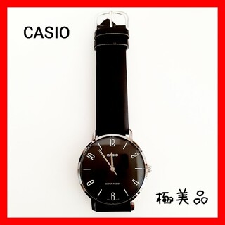 カシオ(CASIO)のCASIO　ラウンドフェイス腕時計　シンプル　高級感　極美品(その他)