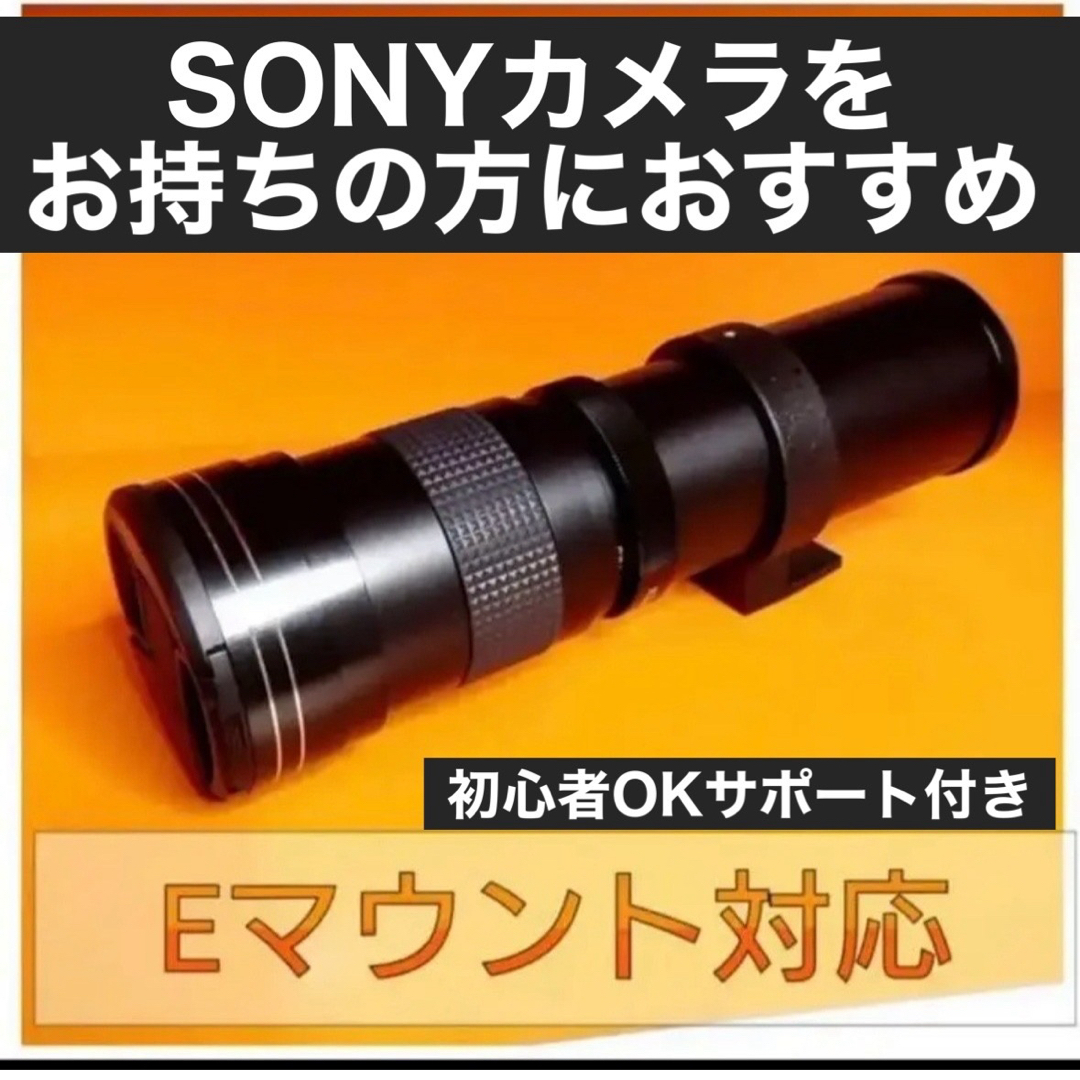 SONYカメラをお持ちの方におすすめ！ズームレンズ！便利な袋付き！サポート付き！ スマホ/家電/カメラのカメラ(レンズ(ズーム))の商品写真