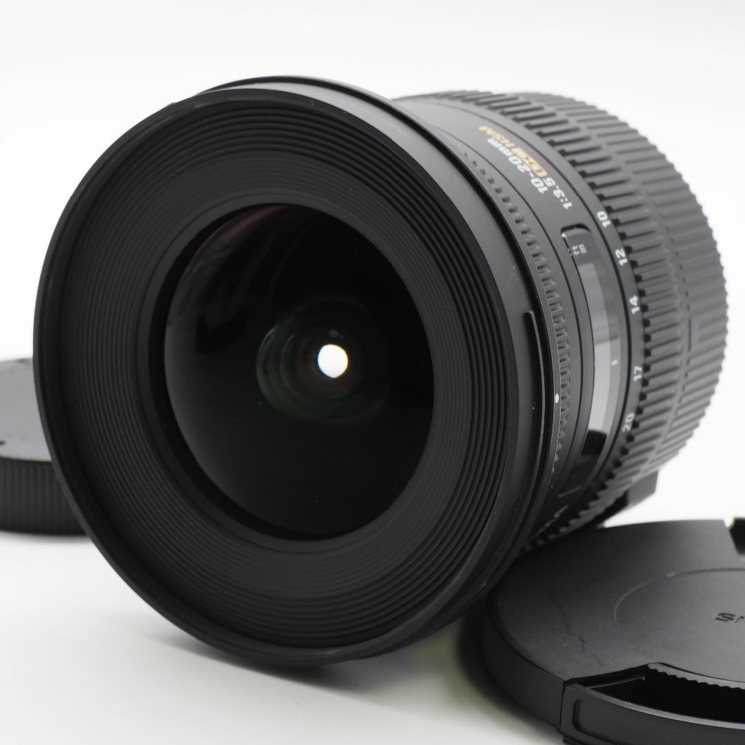 シグマ 10-20F3.5 キヤノン用 APS-C専用 202545 #2885 スマホ/家電/カメラのカメラ(レンズ(ズーム))の商品写真