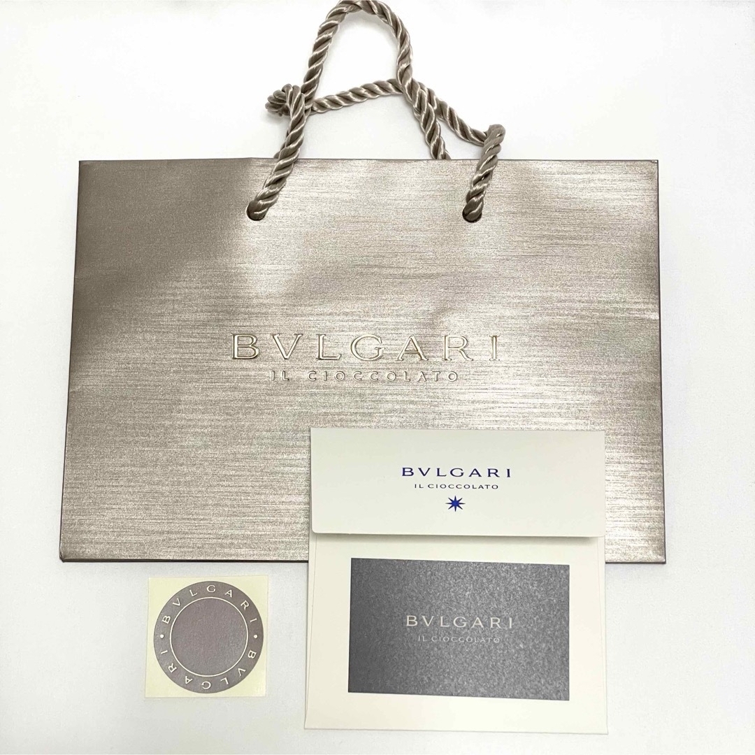 BVLGARI(ブルガリ)のBVLGARI  ブルガリ　ショップ袋　ショッパー　メッセージカードバレンタイン レディースのバッグ(ショップ袋)の商品写真