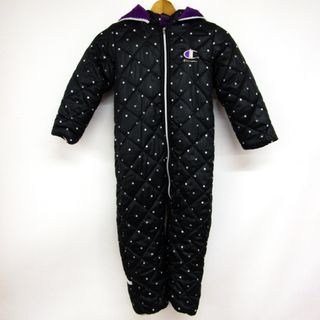 チャンピオン(Champion)のチャンピオン ツナギ ジャンプスーツ アウター 星柄 キッズ 女の子用 110サイズ ブラック Champion(パンツ/スパッツ)