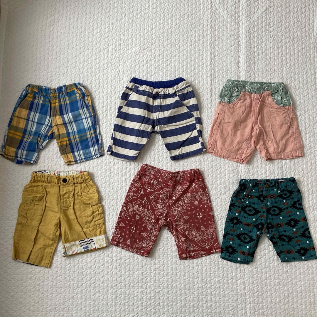 F.O.KIDS(エフオーキッズ)の110cm ハーフパンツ 6枚セット　f.o kids、bit'z、breeze キッズ/ベビー/マタニティのキッズ服男の子用(90cm~)(パンツ/スパッツ)の商品写真