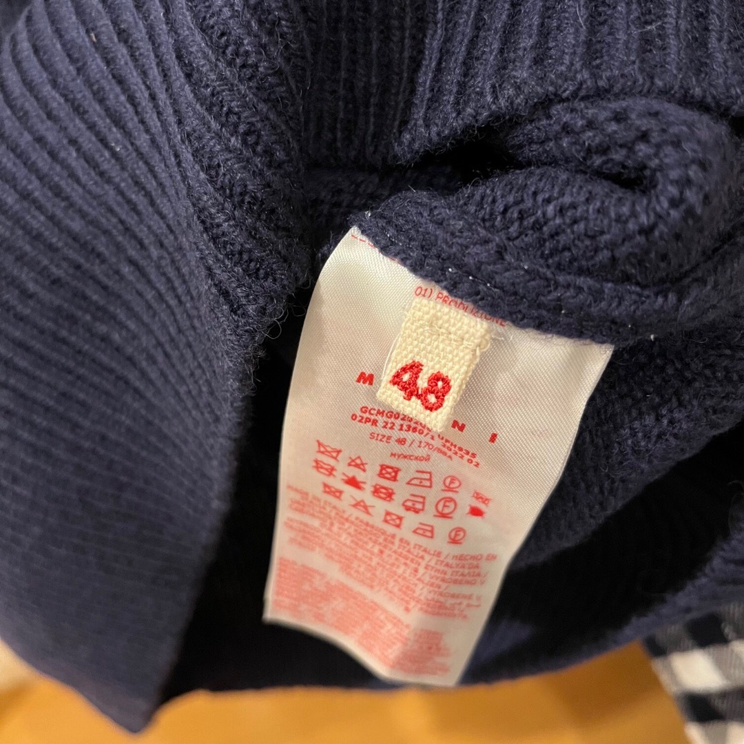 MARNI - MARNI NAVY KNIT ニット SUGA着用の通販 by Ichika's MARNI - MARNI NAVY KNIT ニット SUGA着用の通販 by Ichika's