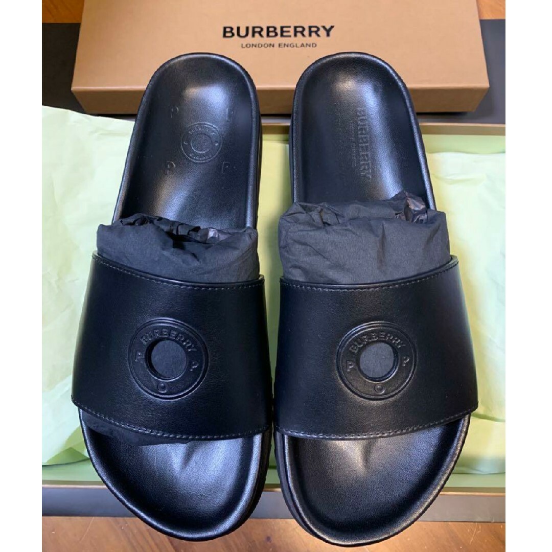 BURBERRY(バーバリー)のBURBERRY バーバリー　MELROY POP サンダル　ブラック　41 メンズの靴/シューズ(サンダル)の商品写真